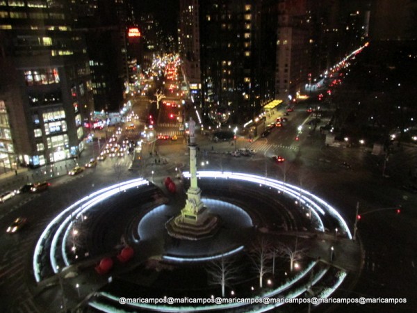 ... e Columbus Circle vista do Robert