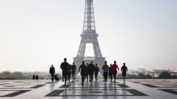 Ver a torre durante jogging enquanto Paris amanhece <3 (crédito: Four Seasons George V Paris)