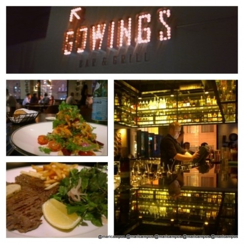 Detalhes do jantar e do (ótimo) bar do Gowings...