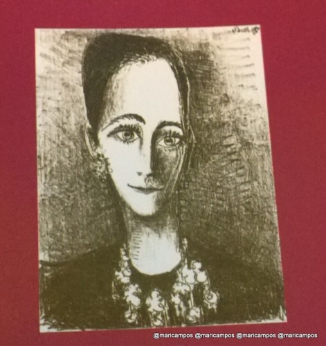 ... e um dos retratos da doce Angela pintados por Picasso